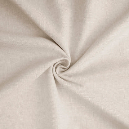 Exclusive Fabrics Italian Faux Linen Room Darkening Curtains for Bedroom & Living Room Curtains - Single Panel Window Curtains