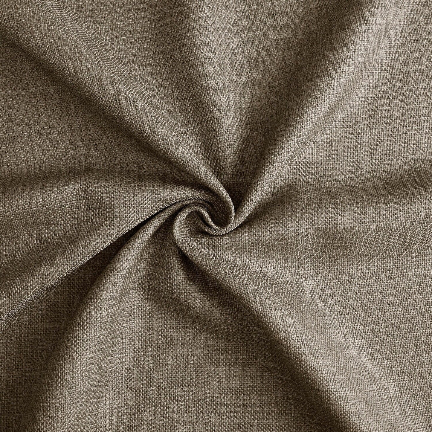 Exclusive Fabrics Italian Faux Linen Room Darkening Curtains for Bedroom & Living Room Curtains - Single Panel Window Curtains