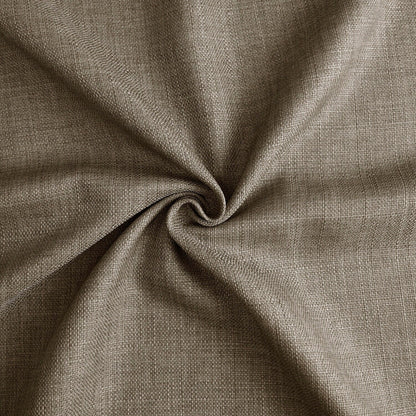 Exclusive Fabrics Italian Faux Linen Room Darkening Curtains for Bedroom & Living Room Curtains - Single Panel Window Curtains