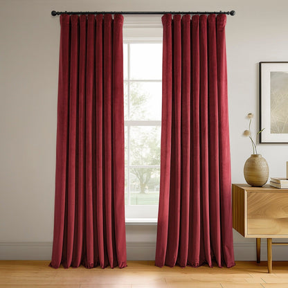 Exclusive Fabrics Signature Blackout Velvet Curtain (1 Panel)