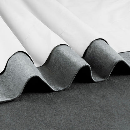 Exclusive Fabrics Signature Extra Wide Blackout Velvet Curtains (1 Panel) - Luxurious Blackout Drapes