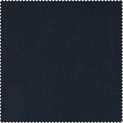 Exclusive Fabrics Signature Midnight Blue Velvet Blackout Curtain Panel