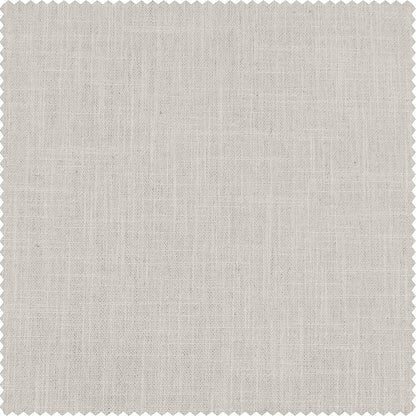 Exclusive Fabrics Simply Faux Linen Curtains - 2 Panels - Light Filtering Window Curtains