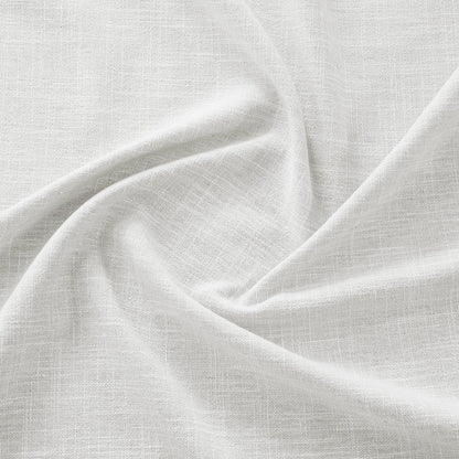 Exclusive Fabrics Simply Faux Linen Curtains - 2 Panels - Light Filtering Window Curtains
