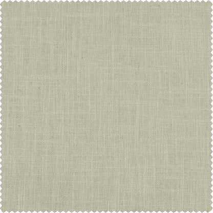 Exclusive Fabrics Simply Faux Linen Curtains - 2 Panels - Light Filtering Window Curtains