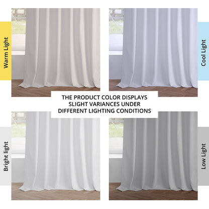 Exclusive Fabrics Simply Velvet Room Darkening Curtains 2 Panels Set - Velvet Window Curtains for Living Room & Bedroom