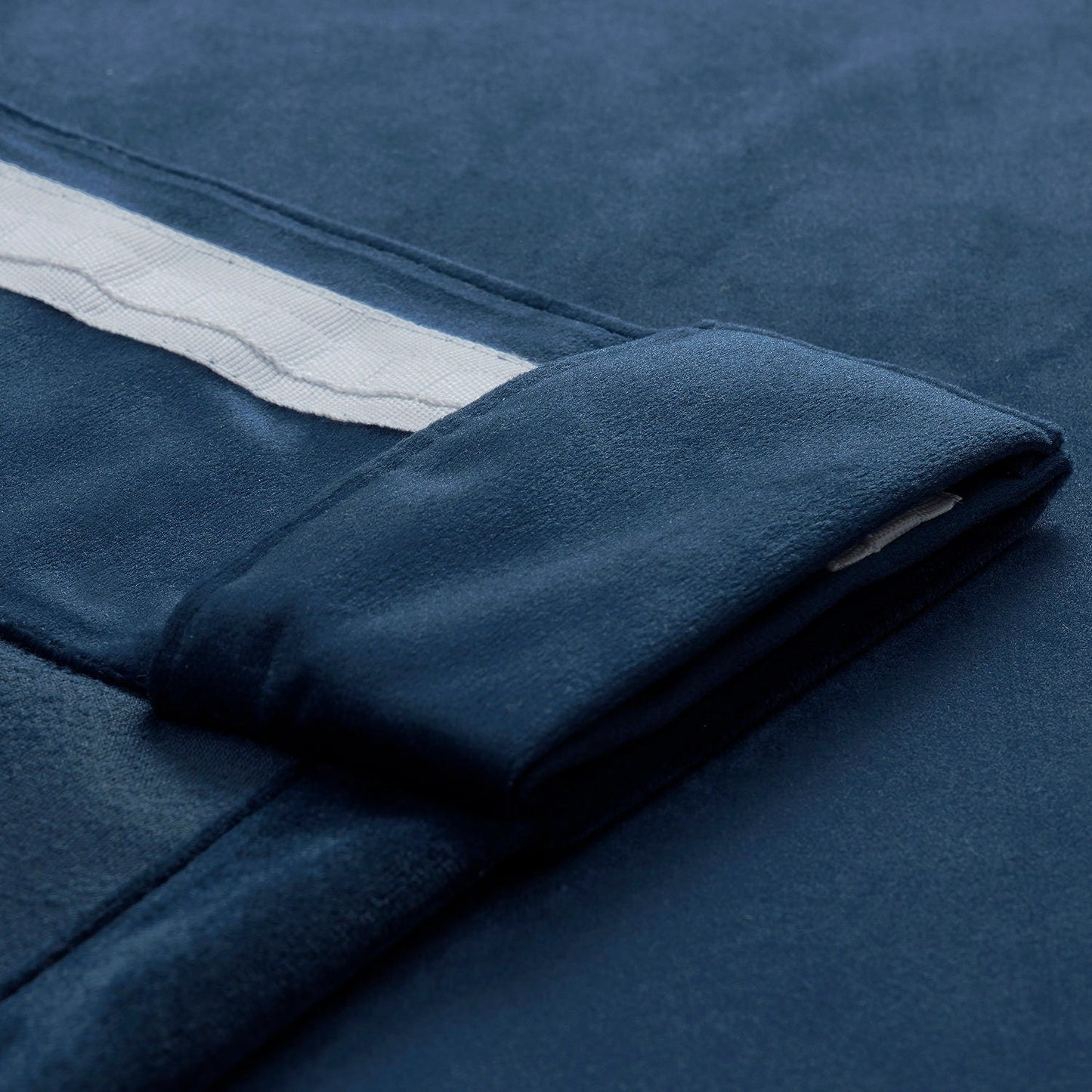 Exclusive Fabrics Simply Velvet Room Darkening Curtains 2 Panels Set - Velvet Window Curtains for Living Room & Bedroom