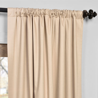 Exclusive Fabrics Solid Cotton True Blackout Curtain (1 Panel)