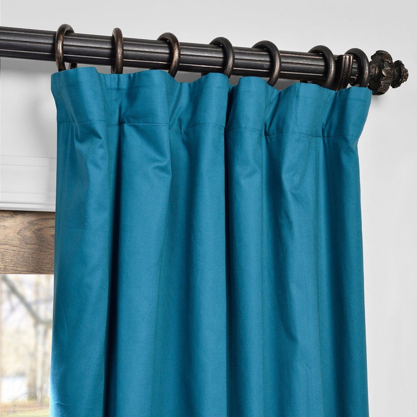 Exclusive Fabrics Solid Cotton True Blackout Curtain (1 Panel)