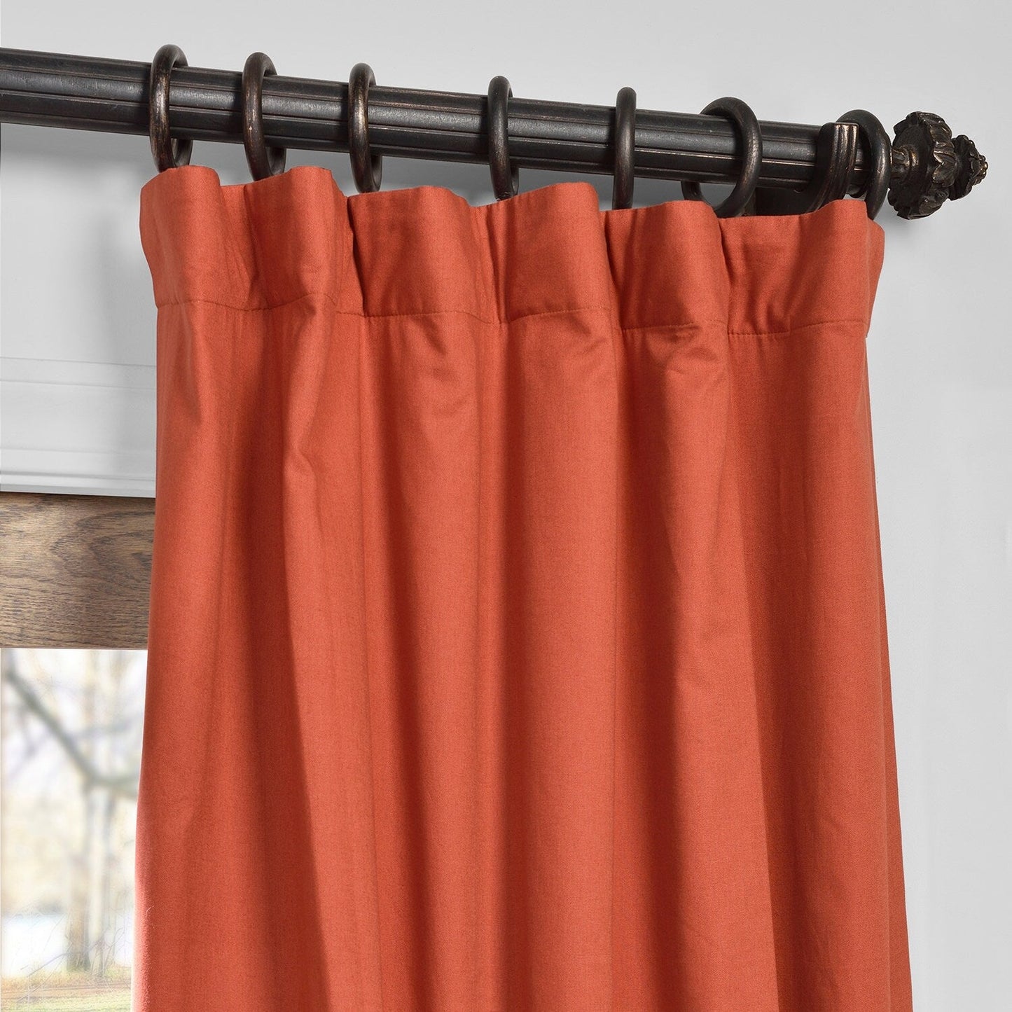 Exclusive Fabrics Solid Cotton True Blackout Curtain (1 Panel)