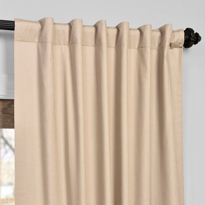 Exclusive Fabrics Solid Cotton True Blackout Curtain (1 Panel)