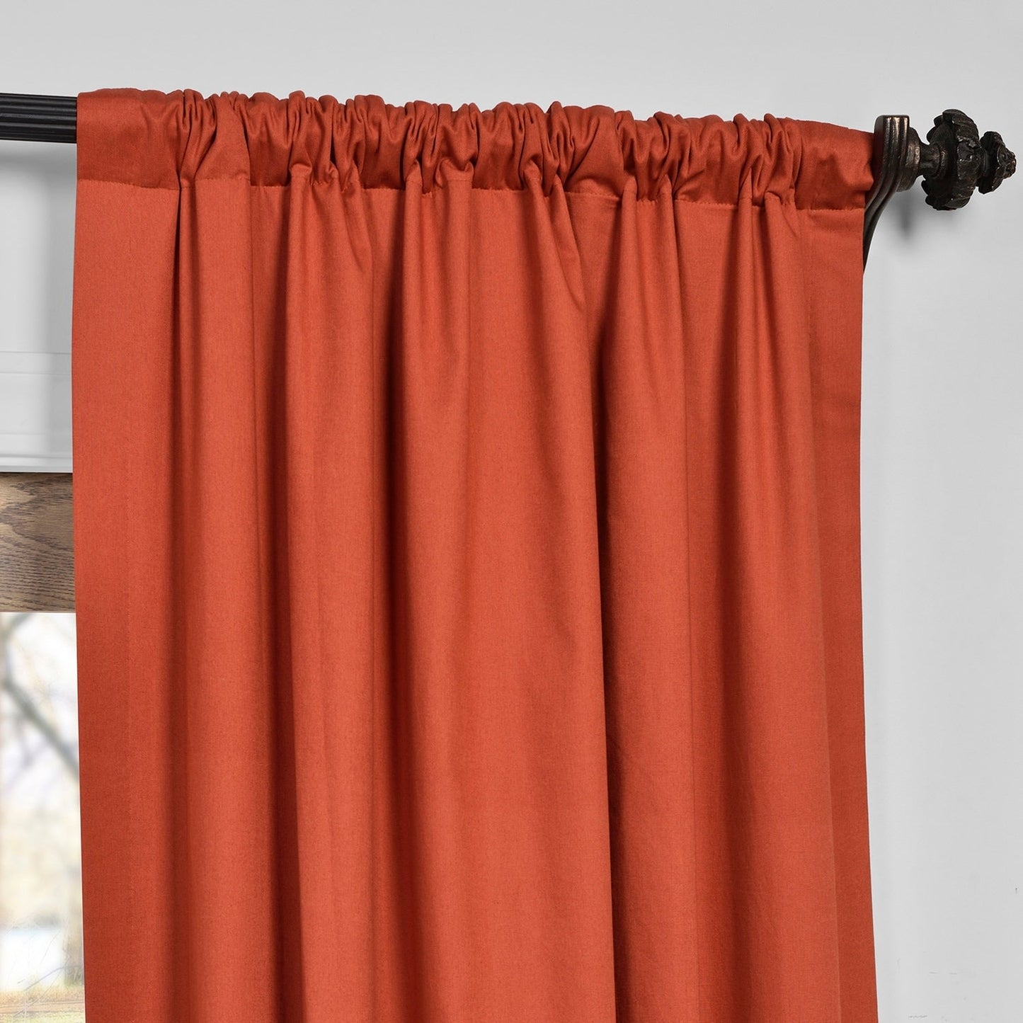 Exclusive Fabrics Solid Cotton True Blackout Curtain (1 Panel)