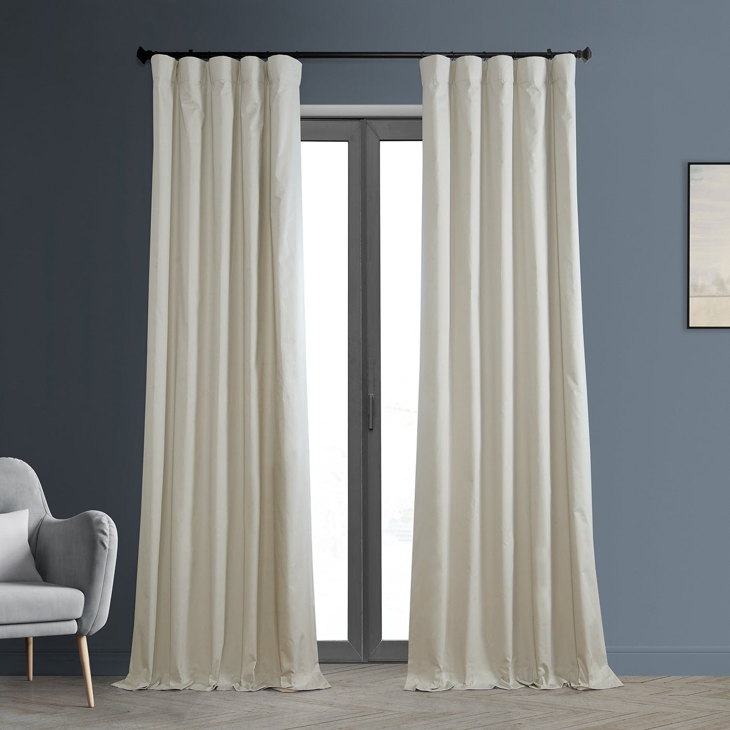 Exclusive Fabrics Solid Cotton True Blackout Curtain (1 Panel)
