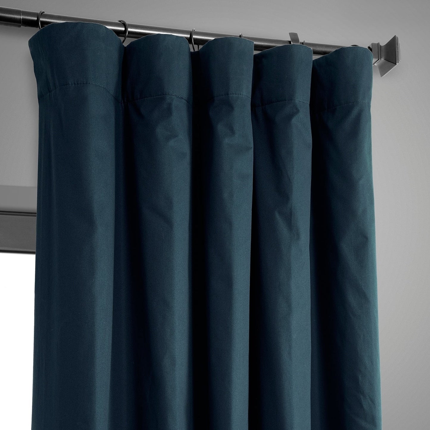 Exclusive Fabrics Solid Cotton True Blackout Curtain (1 Panel)