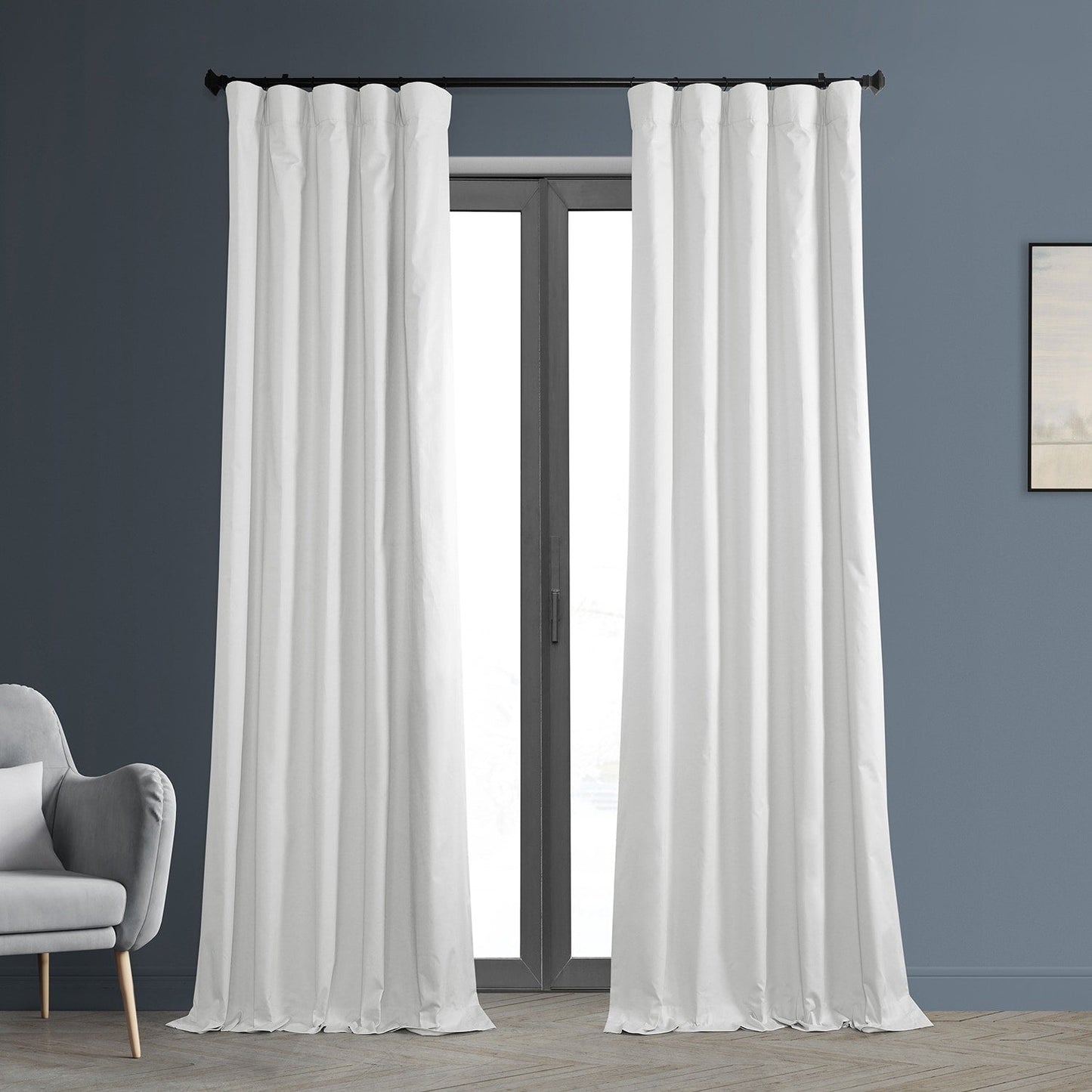 Exclusive Fabrics Solid Cotton True Blackout Curtain (1 Panel)