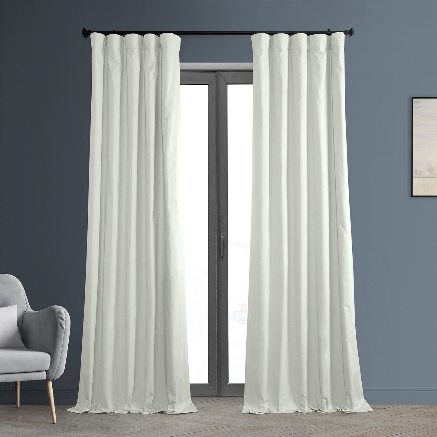 Exclusive Fabrics Solid Cotton True Blackout Curtain (1 Panel)