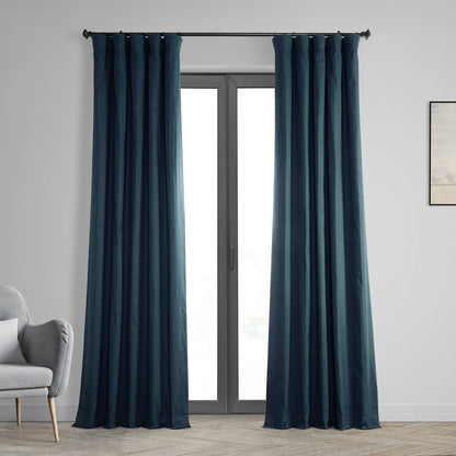 Exclusive Fabrics Solid Cotton True Blackout Curtain (1 Panel)