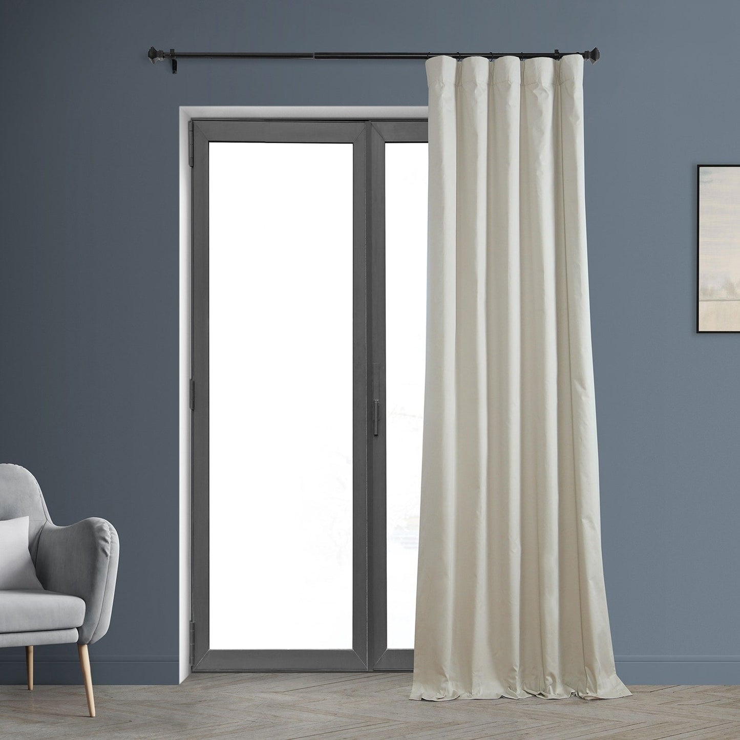 Exclusive Fabrics Solid Cotton True Blackout Curtain (1 Panel)