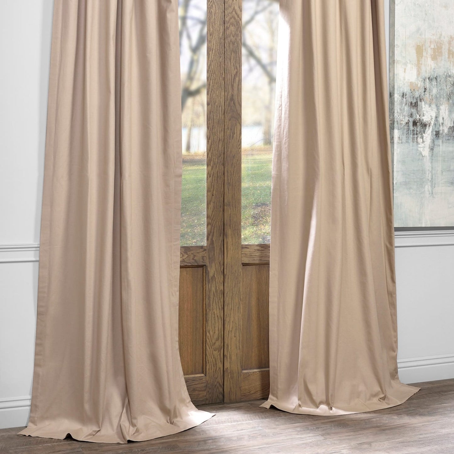 Exclusive Fabrics Solid Cotton True Blackout Curtain (1 Panel)