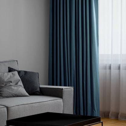 Exclusive Fabrics Solid Cotton True Blackout Curtain (1 Panel)