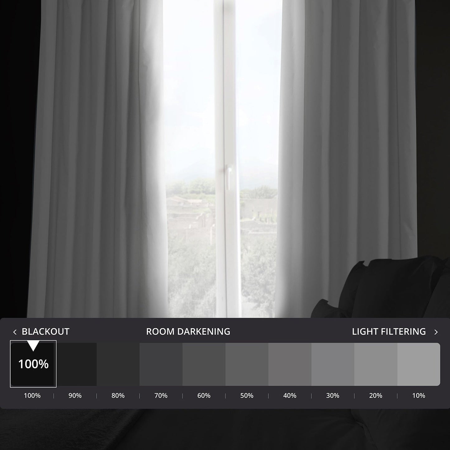 Exclusive Fabrics Solid Cotton True Blackout Curtain (1 Panel)