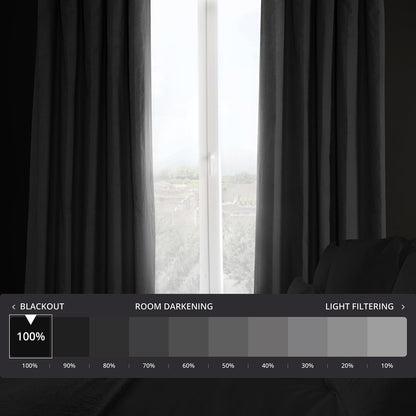 Exclusive Fabrics Solid Cotton True Blackout Curtain (1 Panel)