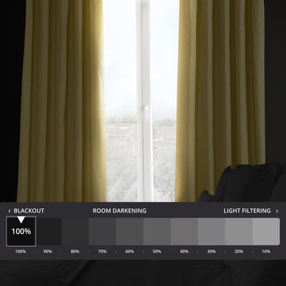 Exclusive Fabrics Solid Cotton True Blackout Curtain (1 Panel)