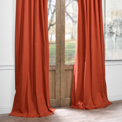 Exclusive Fabrics Solid Cotton True Blackout Curtain (1 Panel)