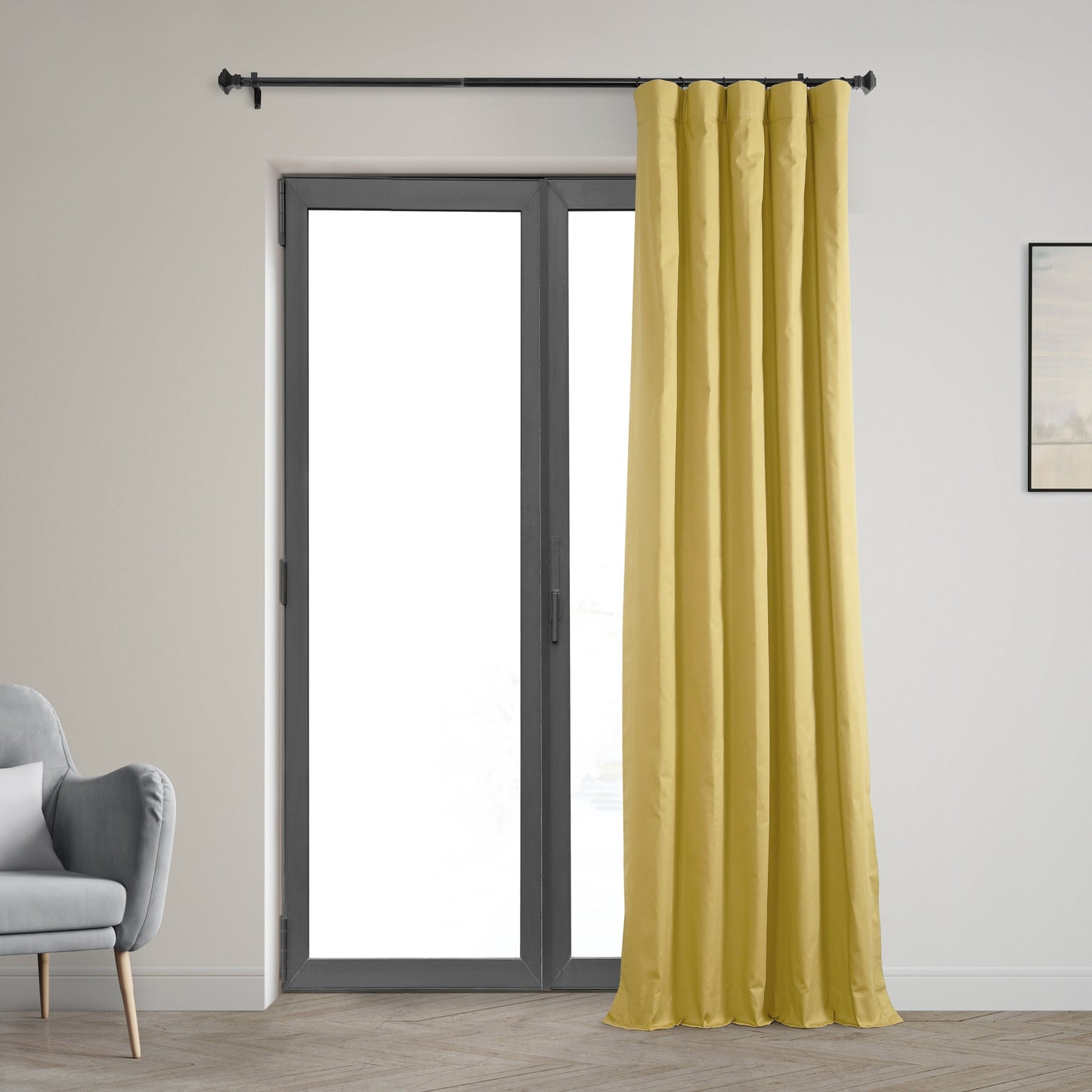 Exclusive Fabrics Solid Cotton True Blackout Curtain (1 Panel)