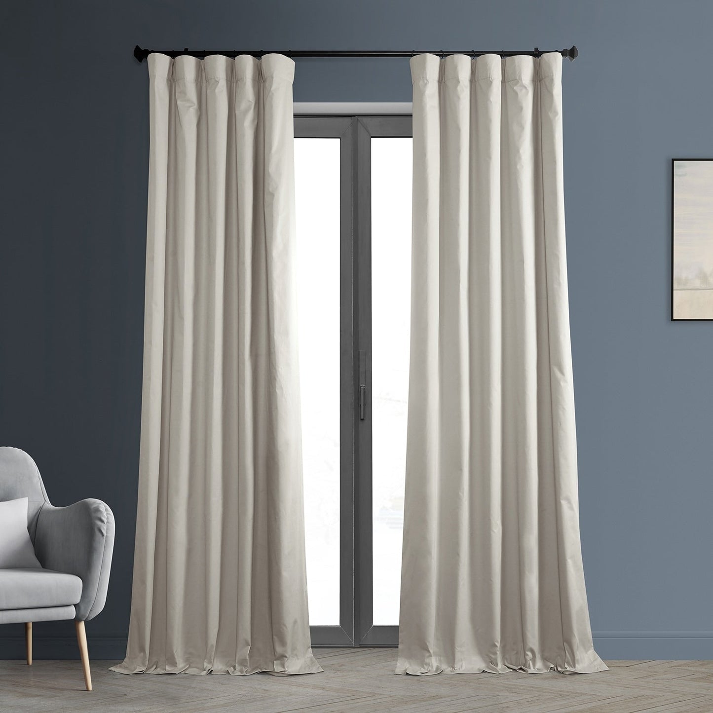 Exclusive Fabrics Solid Cotton True Blackout Curtain (1 Panel)
