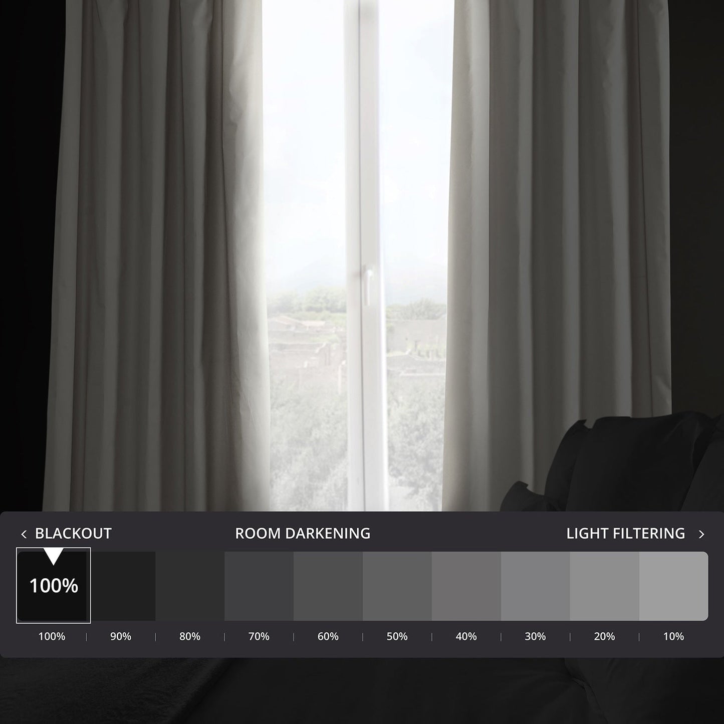 Exclusive Fabrics Solid Cotton True Blackout Curtain (1 Panel)