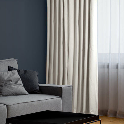 Exclusive Fabrics Solid Cotton True Blackout Curtain (1 Panel)