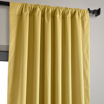 Exclusive Fabrics Solid Cotton True Blackout Curtain (1 Panel)