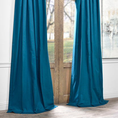 Exclusive Fabrics Solid Cotton True Blackout Curtain (1 Panel)