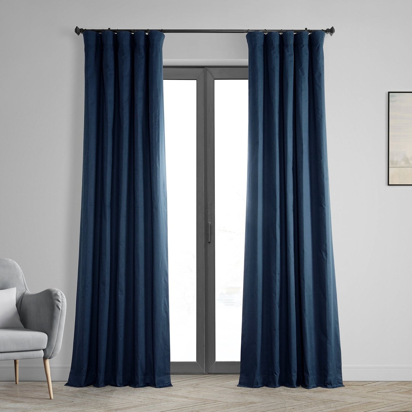 Exclusive Fabrics Solid Cotton True Blackout Curtain (1 Panel)
