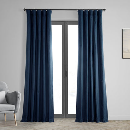 Exclusive Fabrics Solid Cotton True Blackout Curtain (1 Panel)