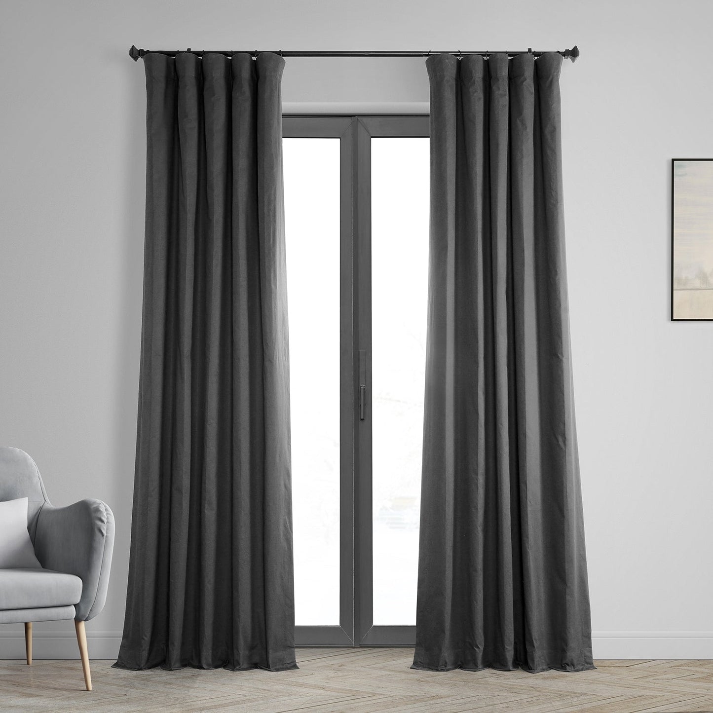 Exclusive Fabrics Solid Cotton True Blackout Curtain (1 Panel)