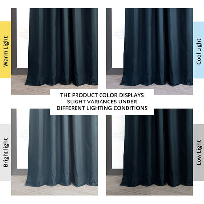 Exclusive Fabrics Solid Cotton True Blackout Curtain (1 Panel)