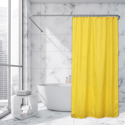 Extra Long Shower Curtain Polyester 12 Rings 79L x 71W