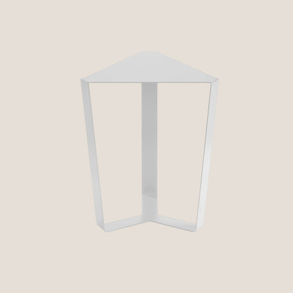 Finity tavolino triangolare per combinazioni modulari in diverse colorazioni bianco