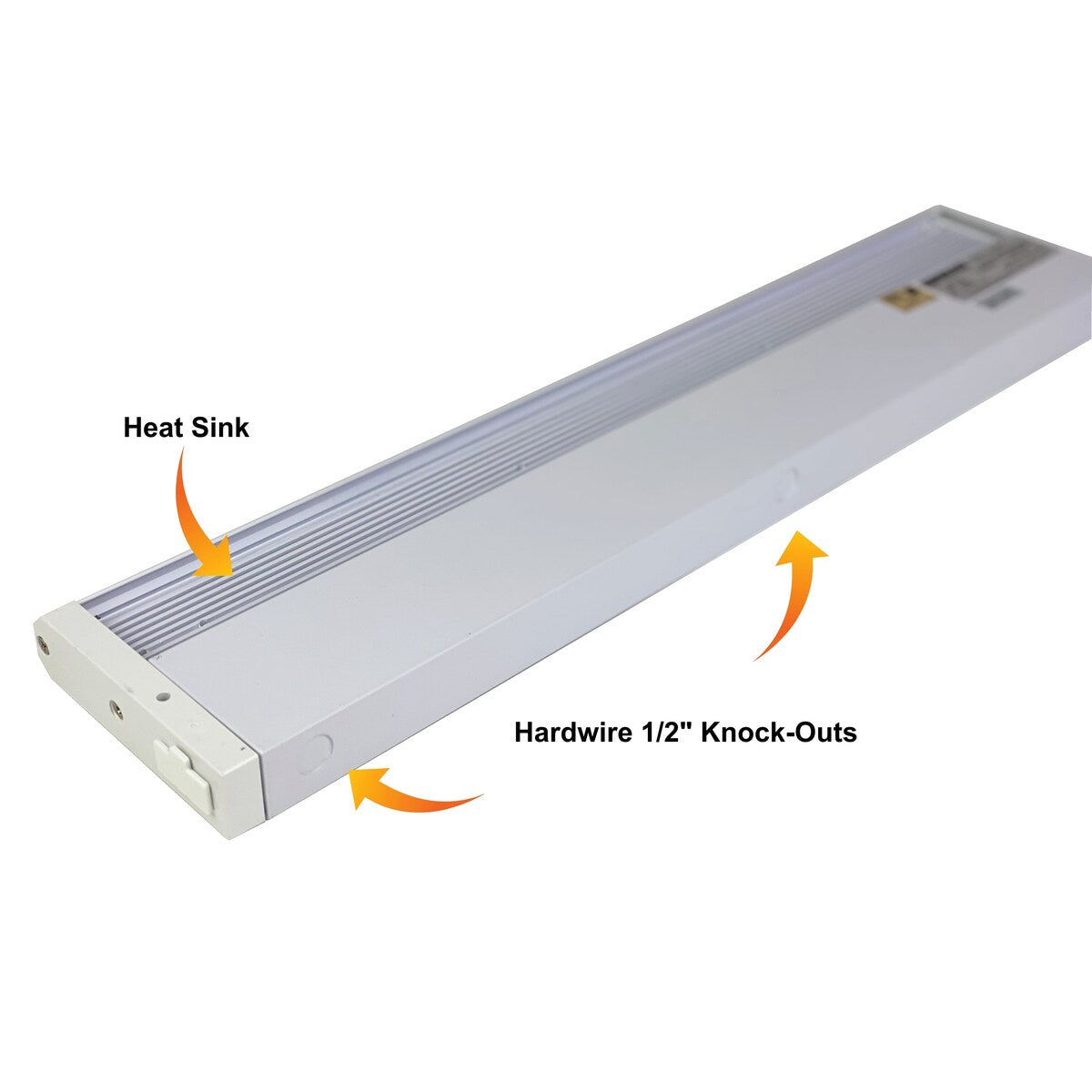 LED Under-Cabinet or Closet Lights - Dimmable, Direct Wire or Plug-in, 400-760 Lumens, 3000K Warm White,