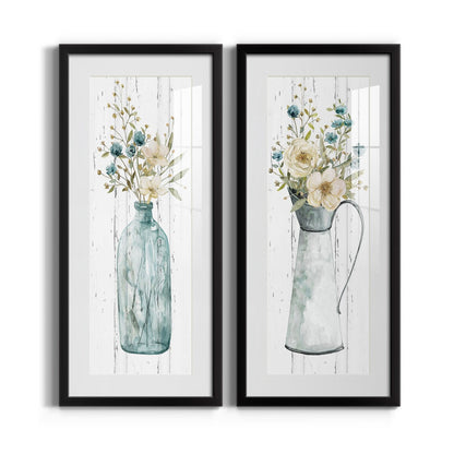 Farmhouse Flower Bouquet I-Premium Gallery Framed Print - Ready to Hang