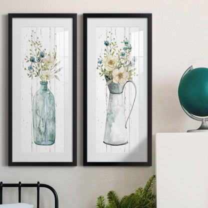 Farmhouse Flower Bouquet I-Premium Gallery Framed Print - Ready to Hang
