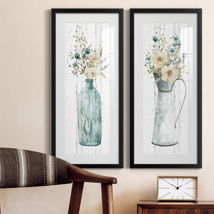 Farmhouse Flower Bouquet I-Premium Gallery Framed Print - Ready to Hang