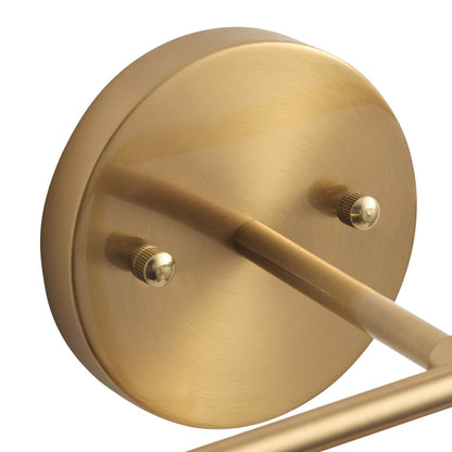 Farmhouse Gold 3-Light Bathroom Glass Vanity Light Fixture Over Mirror