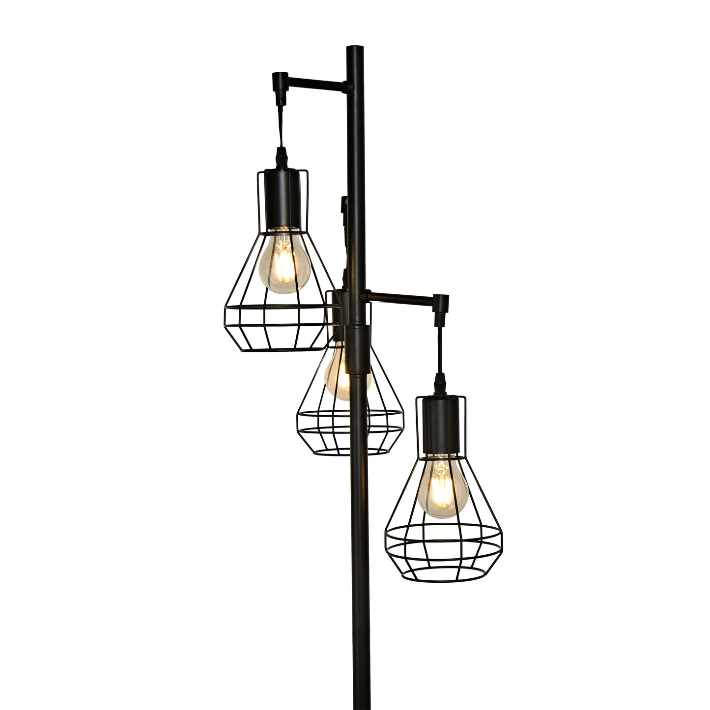 Farmhouse Industrial Floor Lamp Standing Tree Tall Lamp