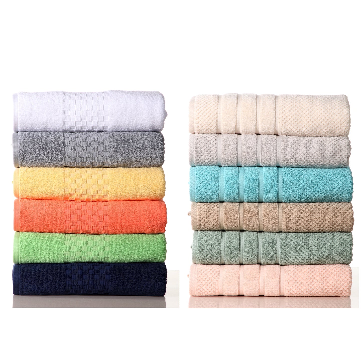Luxurious Absorbent 650 GSM Combed Cotton 6-piece Towel Set