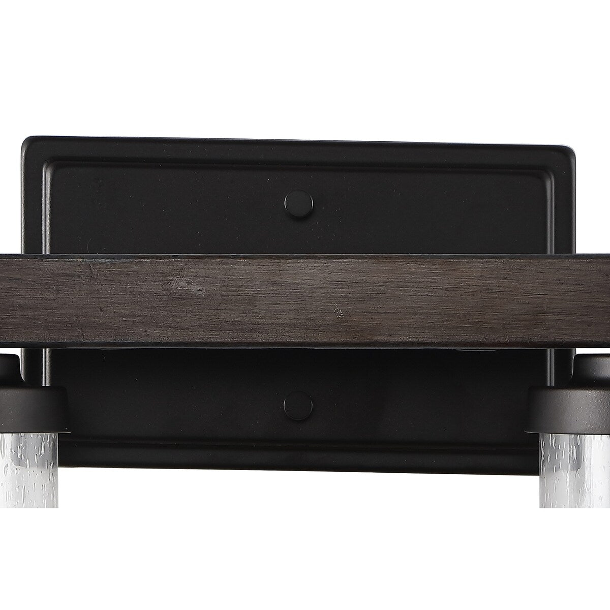 Ferme Iron/Seeded Glass Rustic Farmhouse LED Vanity Light, by JONATHAN Y