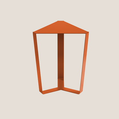 Finity tavolino triangolare per combinazioni modulari in diverse colorazioni coccio