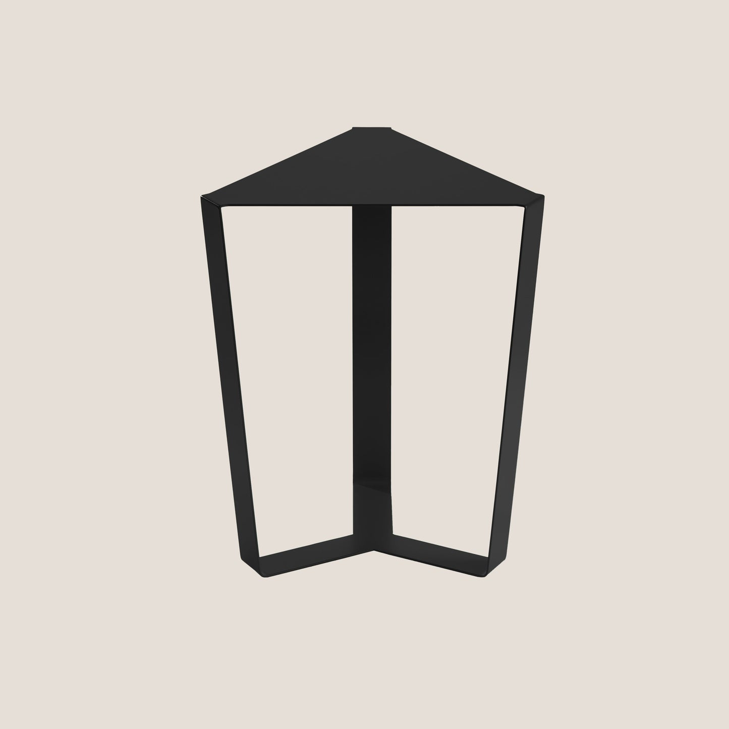 Finity tavolino triangolare per combinazioni modulari in diverse colorazioni nero